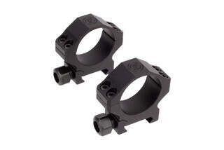 Sauer ALPHA1 30mm low profile scope rings with 2 screw caps and anodized finish